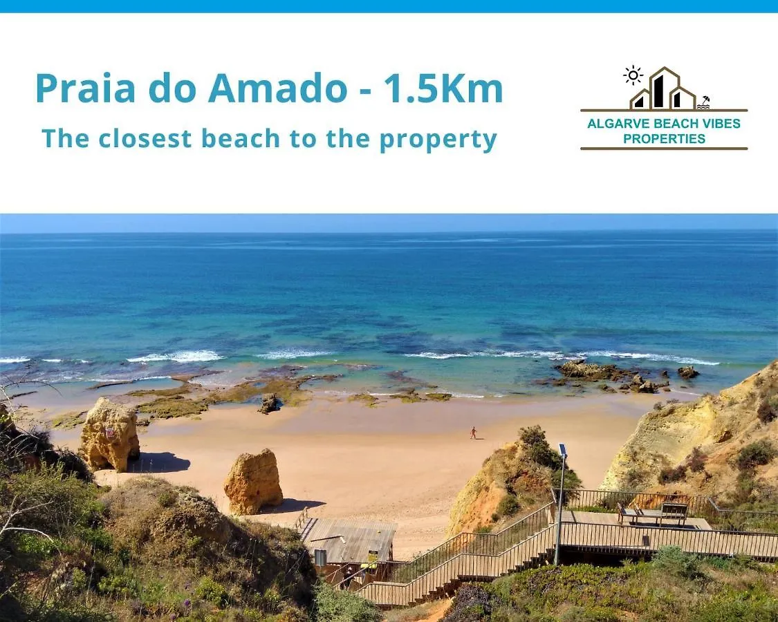Algarve Beach Vibes Apartment, Wifi, Pool, Ac, Bbq Portimao Apartment